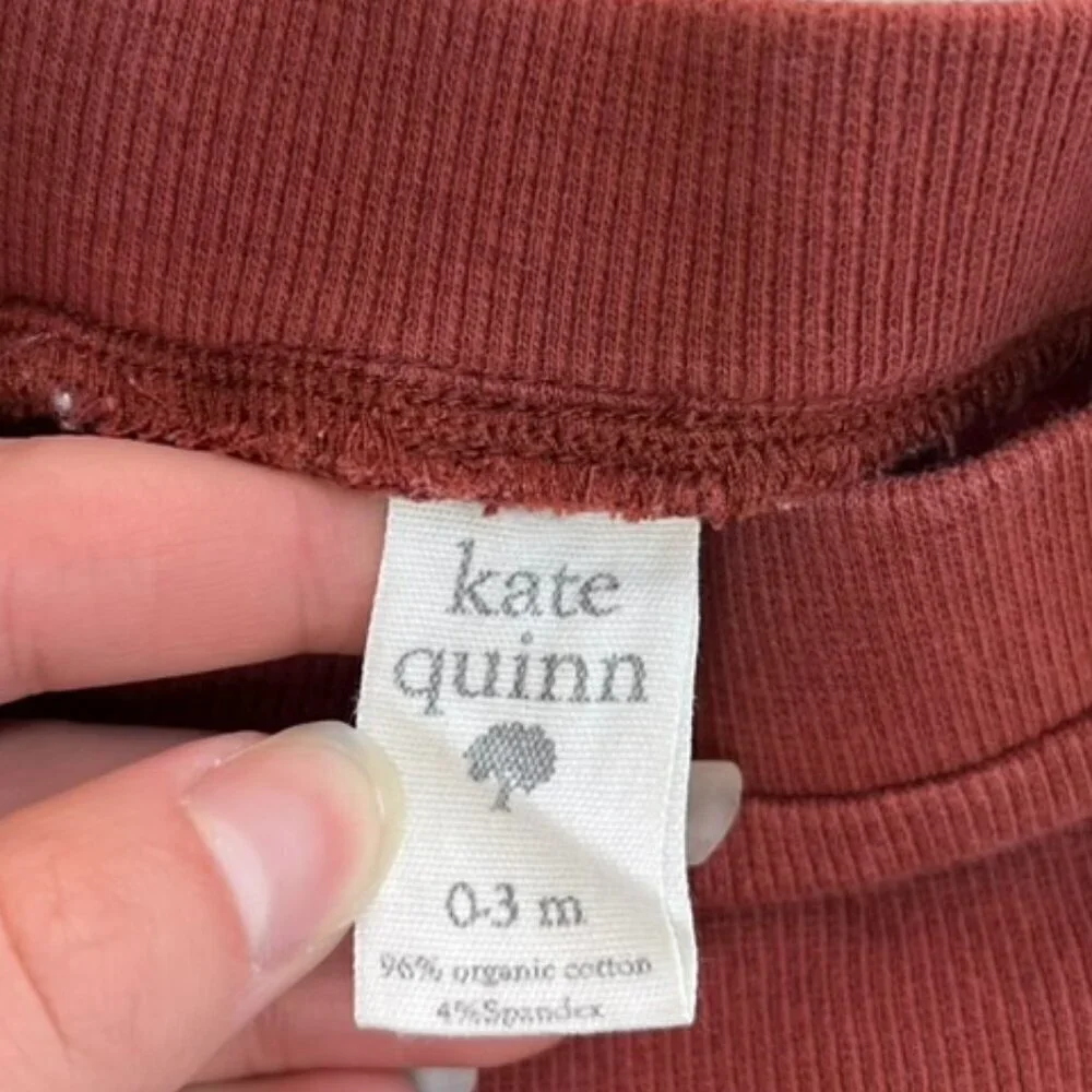 Kate Quinn Red Bloomers Baby Girl 0-3 Months Organic Cotton